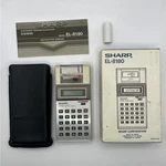 Vtg Nos Sharp Elsi Mate El-8180 Printing Calculator With Box Case Manual & Paper. Fixed Price $17.09.