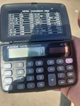 Aurora Compact Calculator Hc107 Black Pocket Size With Metric Conv Table. Fixed Price $9.00.