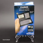 Vintage Casio Sf-4000 Digital Diary Organizer Calculator Calendar Pda New Sealed. Fixed Price $79.99.