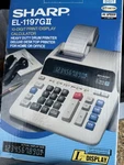 Sharp El-1197g2 Printing Calculator Heavy Duty Desktop Large Display Tax Office. Fixed Price $60.99.