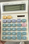 Sharp Elsi Mate El-330a Twin Power Desktop Calculator Large Key Lcd Tax Calc. Fixed Price $8.88.