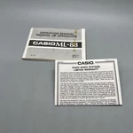 Casio Ml-88 Instruction Manual Calculator Pamphlet Electronic Japan. Fixed Price $25.00.