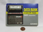 Casio Pf-7000 Data Bank Calculator Computer Vintage Pf7000 Lk Nw - Made In Japan. Fixed Price $54.95.