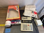 Sharp El-1801aii Printing Calculator With Ac Adapter, Paper Rolls & Ink. Fixed Price $28.22.