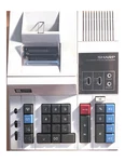 Vtg Sharp Compet Qs-1156 Adding Machine Desktop Calculator With Cover Tested. Fixed Price $30.00.