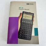 Hewlett Packard Hp 48 Calculator Owner's Manual 1991. Fixed Price $33.99.