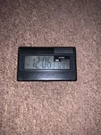 Radioshack Lcd Travel Alarm Clock 63-720b. Fixed Price $5.00.