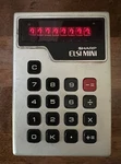 Vtg Sharp Elsi Mini El-801 Calculator With Case Tested & Working Rare (read). Fixed Price $70.00.