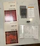 Hp 41 Math/stat Pac With Overlays, Manuals, Quick Ref And Box 5061-7287. Fixed Price $99.00.