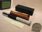 1960's Otis King Model L Type C Leather Cased Cylindrical Slide Rule Calculator. Fixed Price $186.56.