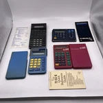 Texas Instruments Ti-60, Ti-1105, Ti-106 & Phone Bank Vtg Calculators Lot Of 4. Fixed Price $19.99.