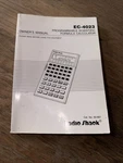Radio Shack Ec-4023 Graphic Scientific Calculator Owners Manual. Fixed Price $10.00.