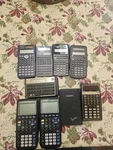 Vtg Calculators Lot Texas Instruments Ti83 Plus,casio & Hp Hewlett Packard F7. Fixed Price $50.00.