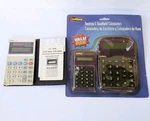 Vtg 80s Ima Lc-686 Solar Calculator & 90s Delrey Purple Translucent 2-pack Nip. Fixed Price $32.99.