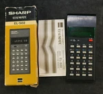 Vintage 1975 Sharp El-502 Elsi-mate Calculator -vfd Display - W/ Box & Manual.. Fixed Price $60.00.