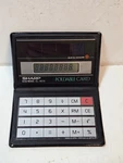 Sharp El-867s Solar Vintage Pocket Size Foldable Calculator - Clean & Works Well. Fixed Price $25.00.
