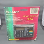Sharp Electronic Organizer Memo Master 100 El-6061hb New Handheld Calendar. Fixed Price $14.95.