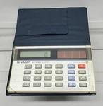 Vintage Sharp Elsi Mate El-848s Solar Pocket Calculator W/case Tested & Working. Fixed Price $5.00.