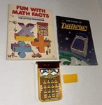Vintage Texas Instruments Little Professor Calculator W 2 Booklets 1970s Dataman. Fixed Price $29.69.