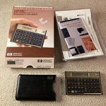 Vtg. Hewlett Packard Hp-12c Programmable Financial Calculator Inserts &box Works. Fixed Price $19.99.