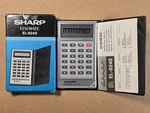 Sharp El-824s Vintage Calculator Mint In Box W/manual Working Well. Fixed Price $10.00.