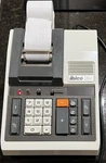 Ibico 1200 Desktop Adding Machine Calculator W/printer, Elec. Cord & Dust Cover. Fixed Price $18.95.