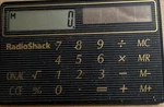 Vintage -radio Shack Solar Powered Calculator Ec-232. Fixed Price $9.99.