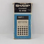 Sharp Elsi Mate El-8158 Electronic Calculator Boxed With Manual. Fixed Price $25.79.