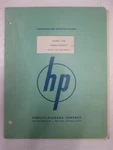 Hp Model 710a Power Supply Instruction And Operating Manual, Used. Fixed Price $25.00.
