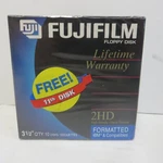 Fuji Film Mf2hd 3.5" Floppy Disks Ibm Formatted Sealed Box Of 10 Disk Ea. Fixed Price $14.00.