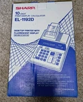 Sharp El-1192d 10 Digit Print Display Desktop Calculator With Box Works!. Fixed Price $22.14.