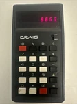 Vintage Craig Calculator Tested Working Clean Model # 4509b Japan Red Light. Fixed Price $15.50.