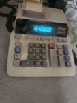 Sharp El-1197g Lll 10 Digit Calculator/printer. Fixed Price $10.00.