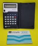 Sharp Elsimate El-8133 Electronic Calculator With Case & Manual - For Parts. Fixed Price $9.99.