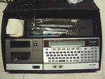 Sharp Portable Microcomputer And Printer, The Pc-1500a Powers Up Ok, Very Clean!. Fixed Price $300.00.