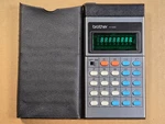 Brother 418e Vintage Pocket Calculator W/soft Pouch Working Well. Fixed Price $7.00.