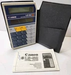 Vintage Canon Ls-52 Solar Electronic Calculator W/case & Instructions Tested E2. Fixed Price $14.44.