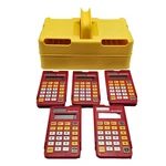Texas Instruments Set Of Five Math Mate Calculators With Carrying Case Caddy. Fixed Price $19.99.