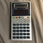 Canon Fs-61 Solar Cell Vintage Scientific Calculator Wallet Size Working Well. Fixed Price $13.99.