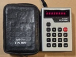 Sharp Elsi Mini El-801 Vintage Pocket Calculator W/soft Pouch Working Well. Fixed Price $89.00.