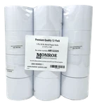 Monroe Calculator Top Of The Line Single Ply Paper Rolls, 2 1/4" X 150', 20 Lb.. Fixed Price $34.99.