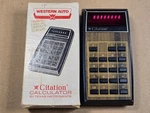 Texas Instruments Citation Western Auto Vintage Calculator In Box - Working Well. Fixed Price $35.00.