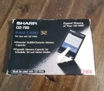Sharp Oz-780 Ram Card 32 For Use With Oz-7000 Wizard Expands Memory. Fixed Price $21.99.