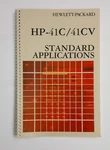Standard Pac Manual For Hewlett Packard Hp 41c Cv Cx Calculator. Fixed Price $5.00.