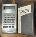 1980 Texas Instruments Ti 1750-ii 2 Calculator Manual Not Tested. Fixed Price $12.00.