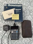Bowmar Mx70 Vintage Calculator W/ Case, Manual, Power Cord Original Box Brain. Fixed Price $45.00.