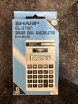 Vintage Sharp Elsi Mate Solar Cell Calculator El-376c New Rare Collectible. Fixed Price $19.99.