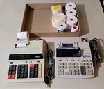 Vtg Calculator Adding Machines Aurora 16pd & Texas Instruments Ti-5045sv Working. Fixed Price $28.97.