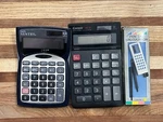 Lot: Calculator/pen Set Calculator: Sentry Ca275, Casio Jw-8l, Pen (read). Fixed Price $22.99.