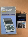 Soundesign 8300 Vintage Desktop Calculator Very Clean Working Great In Box. Fixed Price $26.00.